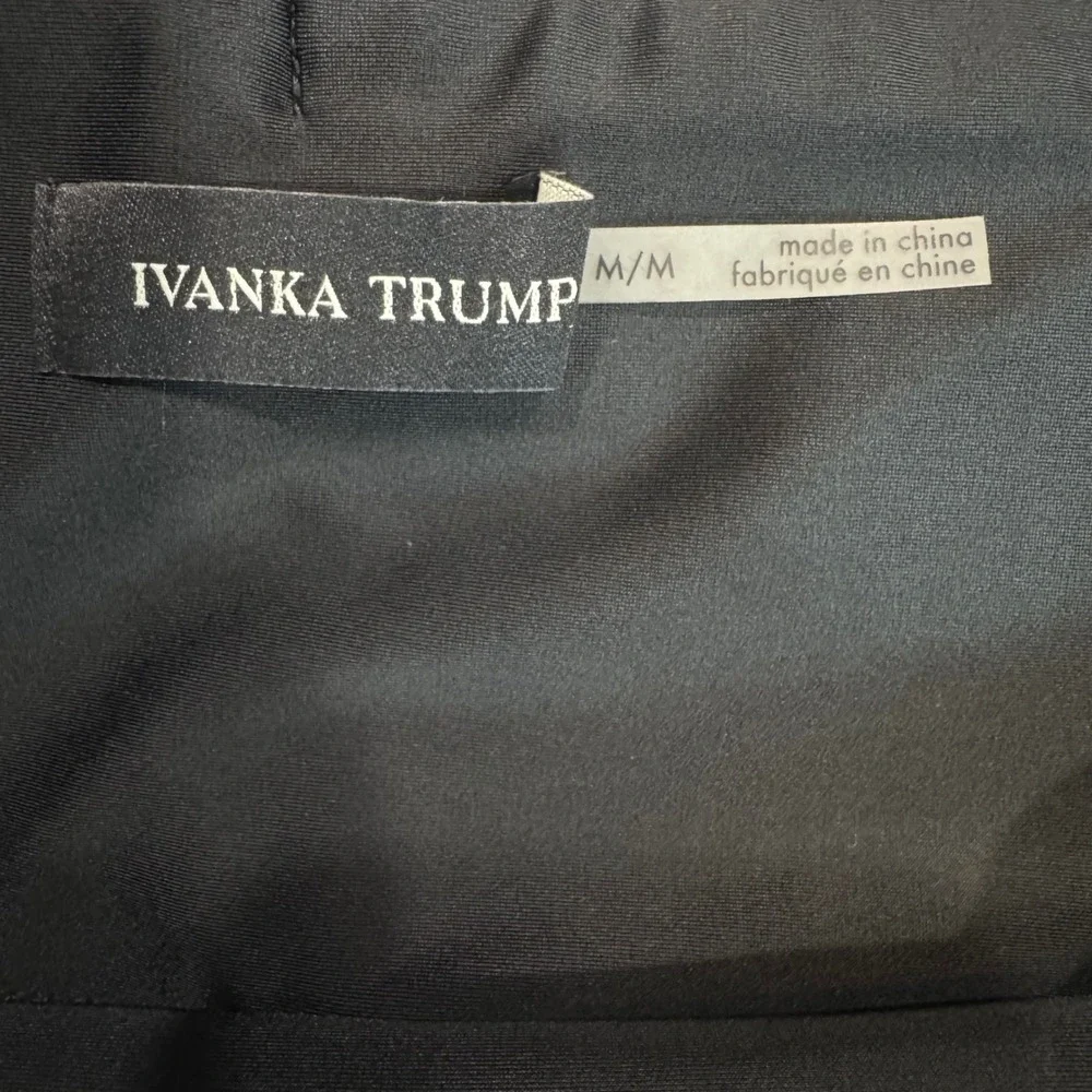 Ivanka Trump Pencil Skirt Size M High‎ Waist Career Office Black Dark Academia - Picture 4 of 7